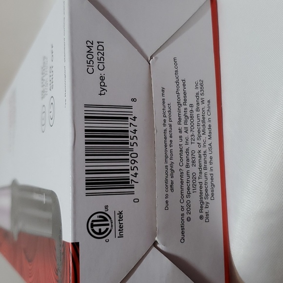 Remington Teardrop 1" Ceramic Hair Curling Wand, Black, CI50M1 - Picture 14 of 17